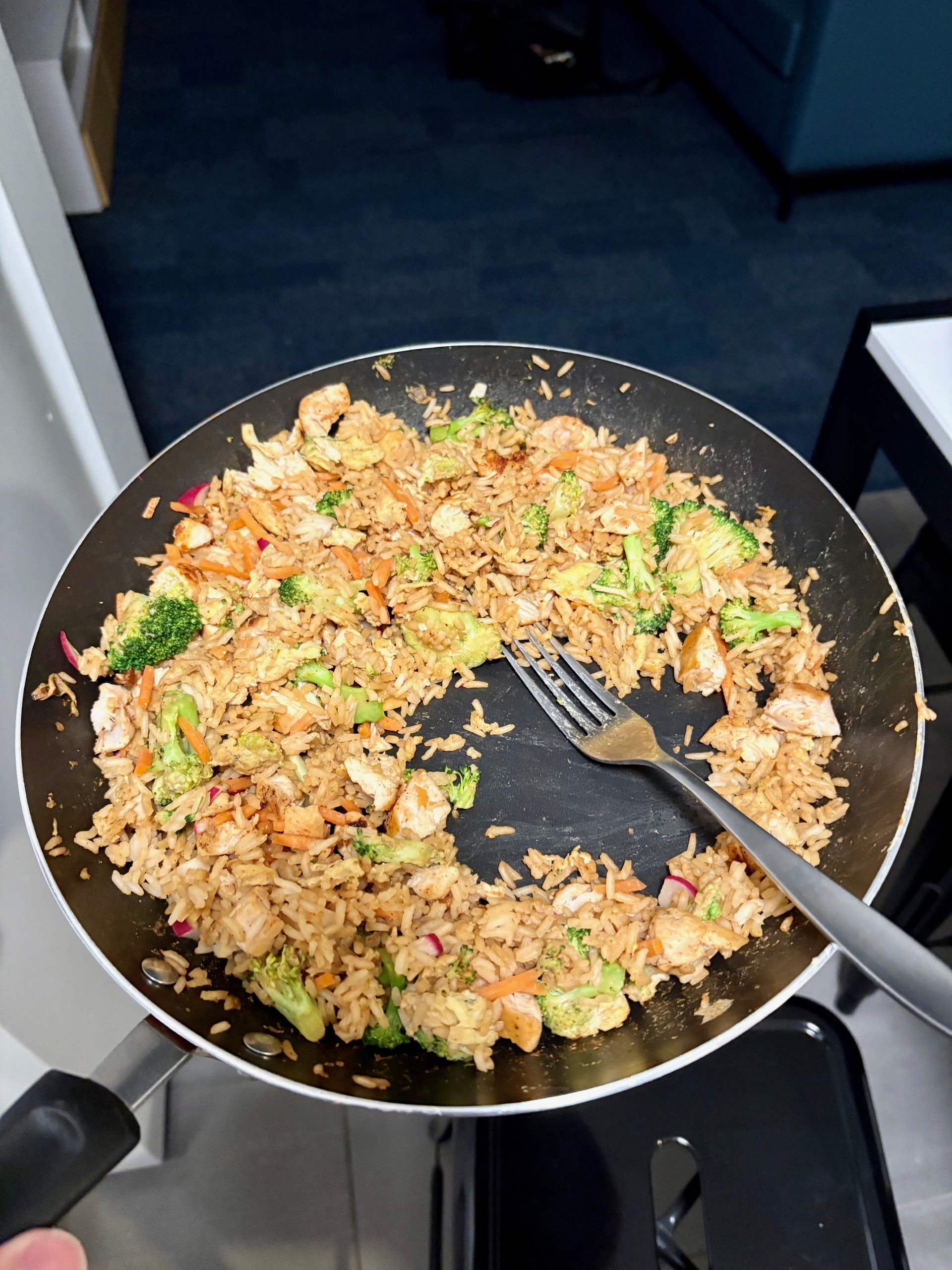 The fried rice in question